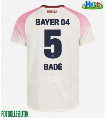 Bayer Leverkusen Loic Bade #5 Bortatröja 2025-26 Kortärmad